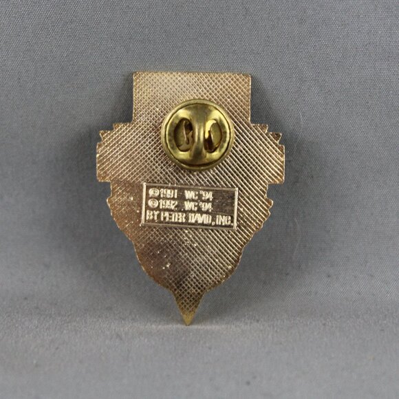 Team Norway Soccer Pin - 1994 World Cup by Peter David - Flag and Ball - Picture 2 of 3